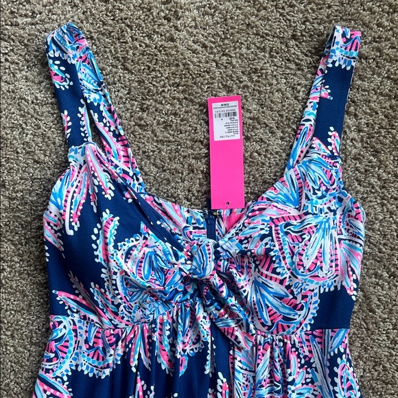 NWT Lilly Pulitzer Maui Maxi Dress Dress Size 4 - Picture 3 of 12